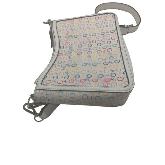 Guess Colorful Monogrammed Handbag - Picture 4 of 12